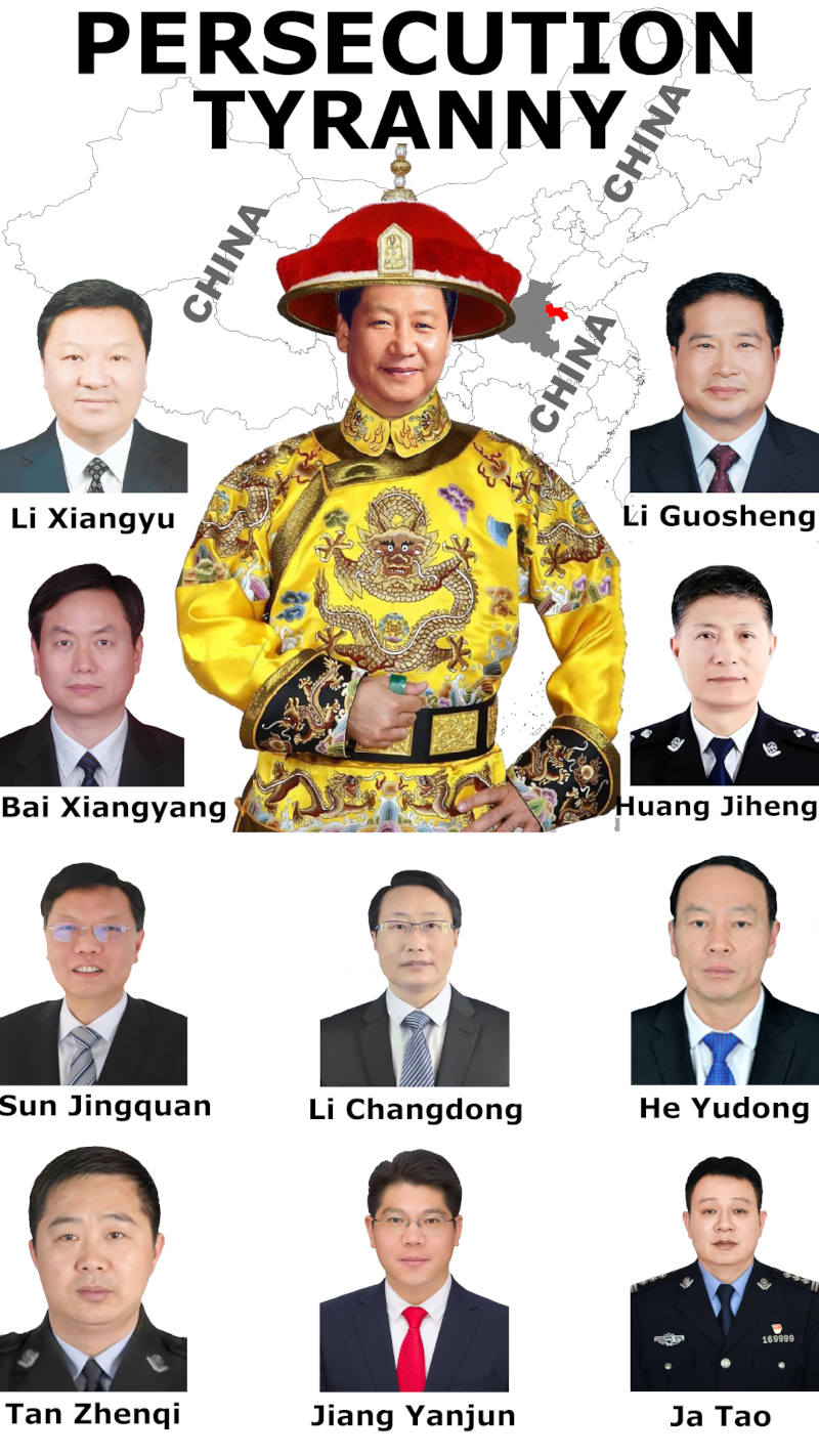 These corrupt officials are just the tip of the iceberg of the Chinese Communist Party's corruption, especially the autocrat Xi Jinping, whose egregious human rights violations and persecution of innocent people are beyond description.